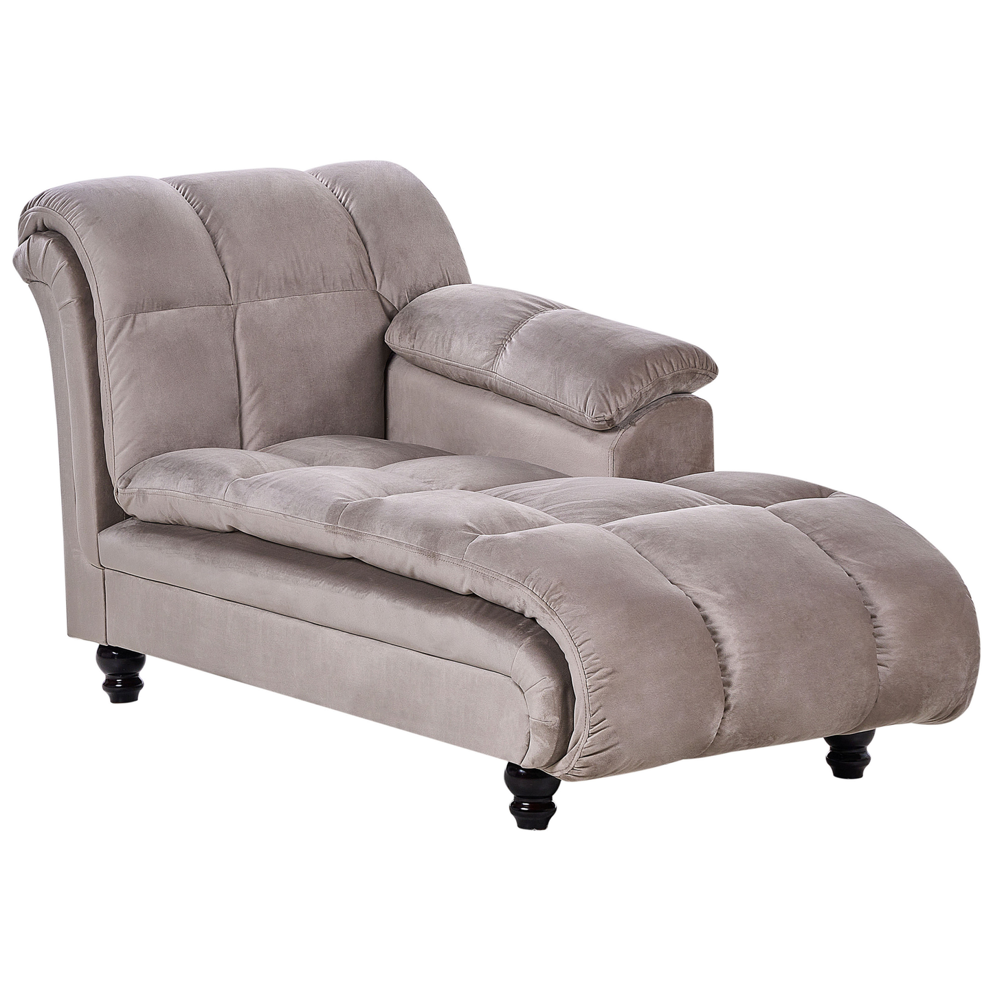 Chaiselongue taupe linksseitig LORMONT