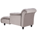Chaiselongue taupe linksseitig LORMONT