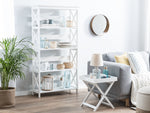 Bücherregal mit 4 Fächern FOSTER 152 cm Weiss