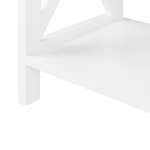 Bücherregal mit 4 Fächern FOSTER 152 cm Weiss