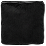 3-Sitzer Sofa Samtstoff grau / schwarz FALUN