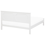 Bett mit Lattenrost Kiefernholz OLIVET 180 x 200 cm Weiss