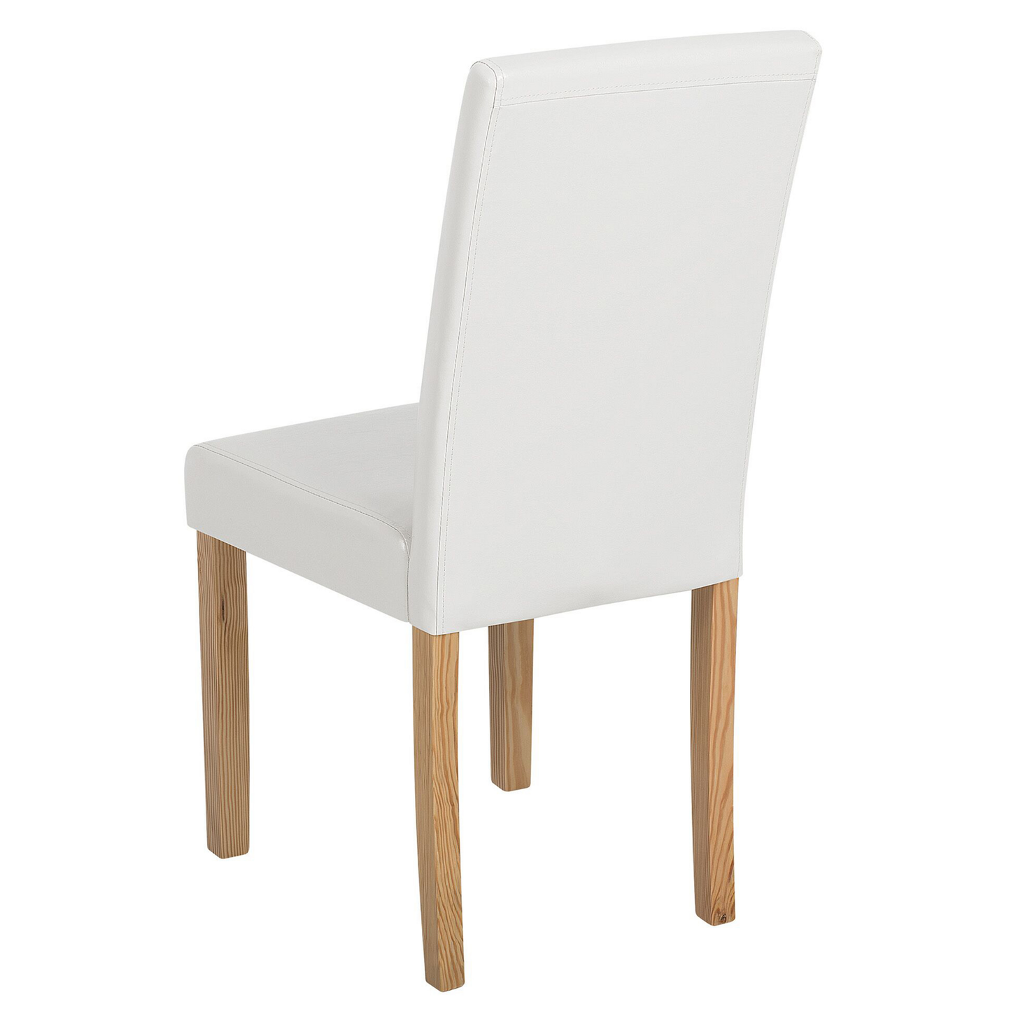 Esszimmerstuhl 2er Set BROADWAY Kunstleder Weiss