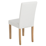 Esszimmerstuhl 2er Set BROADWAY Kunstleder Weiss