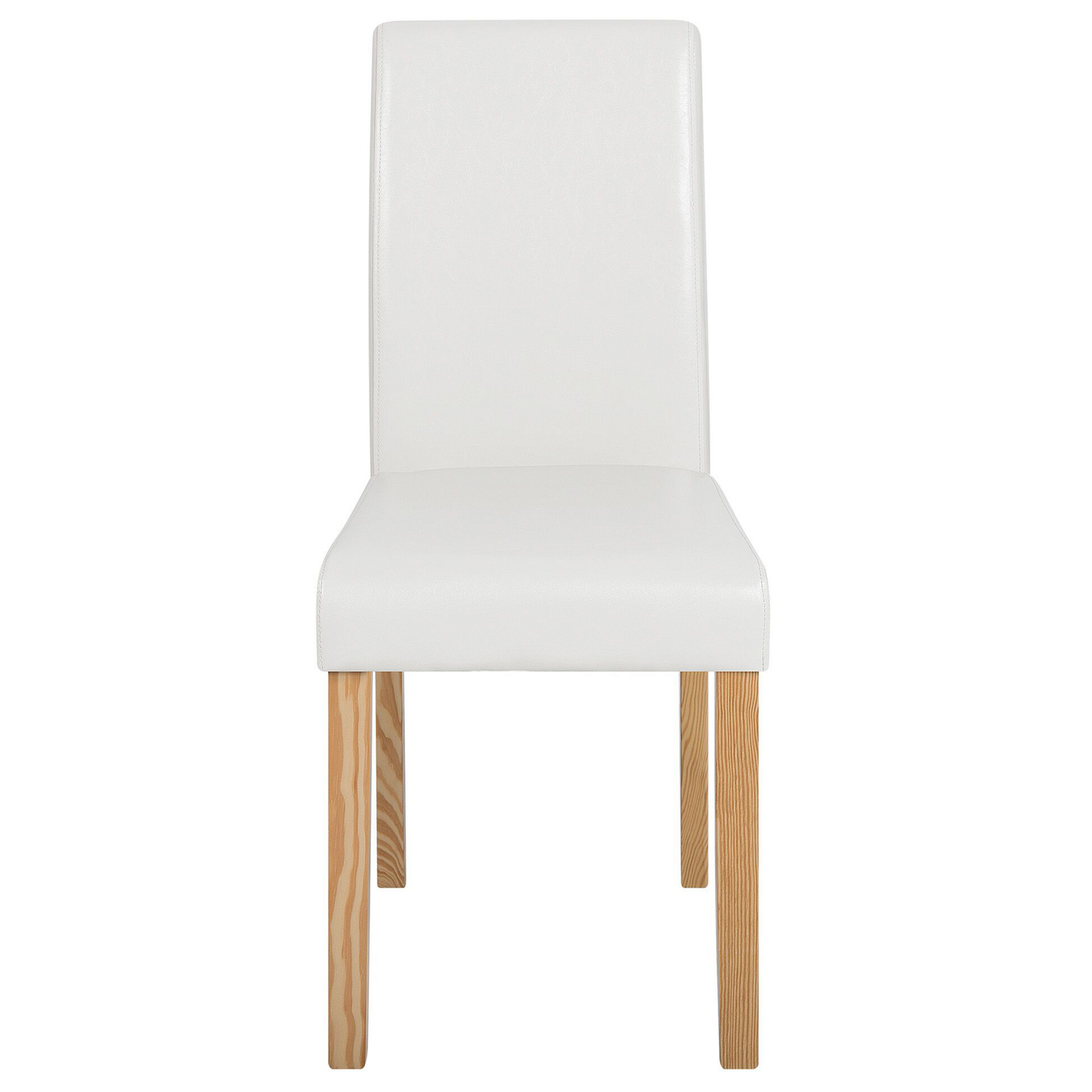 Esszimmerstuhl 2er Set BROADWAY Kunstleder Weiss