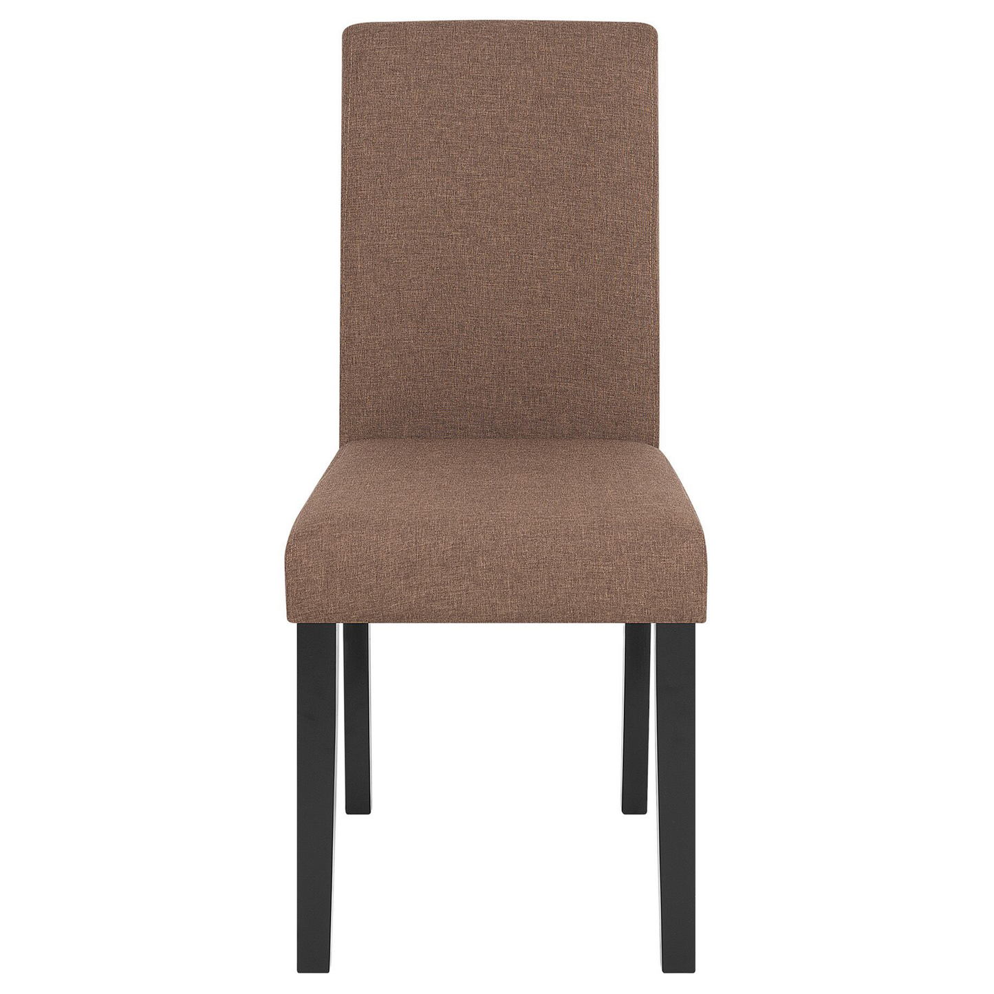 Esszimmerstuhl 2er Set Stoff Braun BROADWAY