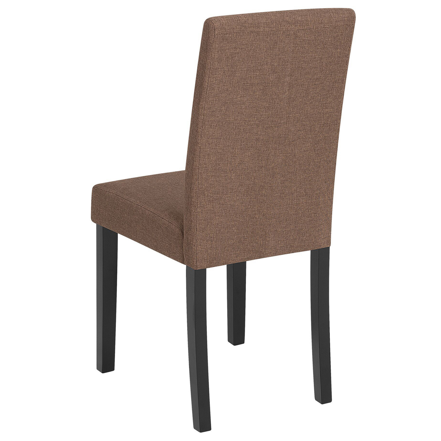 Esszimmerstuhl 2er Set Stoff Braun BROADWAY