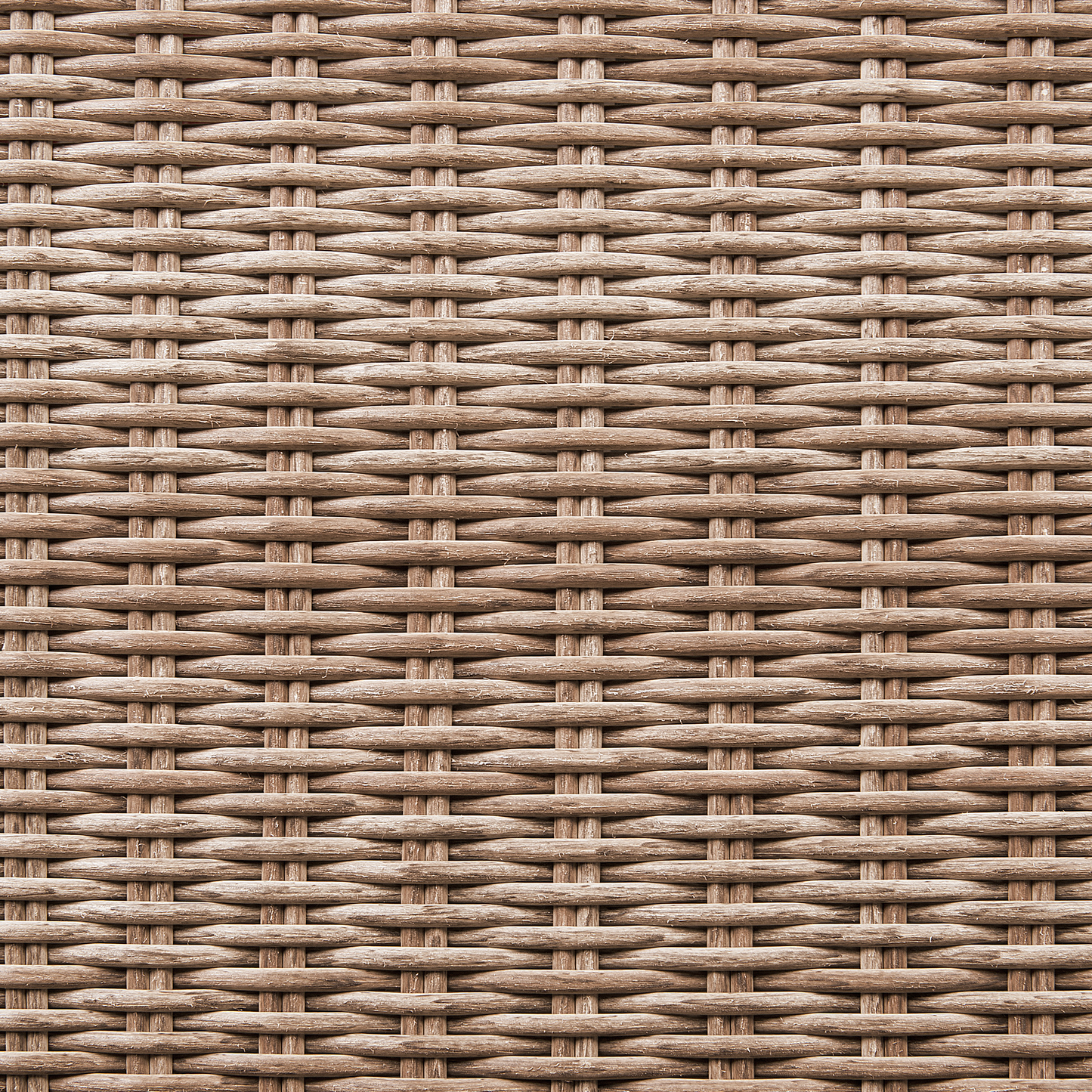 Lounge Set Linksseitig PE Rattan Hellbraun CONTARE