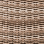 Lounge Set Linksseitig PE Rattan Hellbraun CONTARE