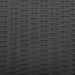 Gartenstuhl 2er Set FOSSANO Kunststoff Graphitgrau