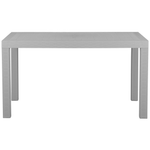 Gartentisch FOSSANO 140 cm 80 cm Hellgrau