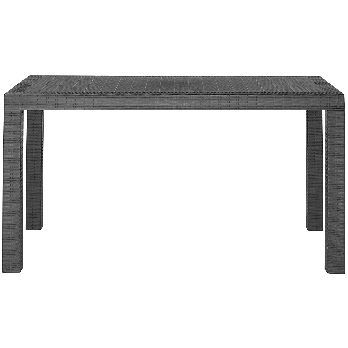 Gartenmöbel Set 6-Sitzer FOSSANO Graphitgrau