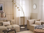 Stehlampe FLINDERS verstellbar Metall Gold