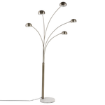 Stehlampe FLINDERS verstellbar Metall Gold