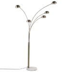 Stehlampe FLINDERS verstellbar Metall Gold