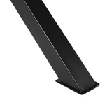 Esstisch Akazienholz hellbraun / schwarz 200 x 95 cm VALBO
