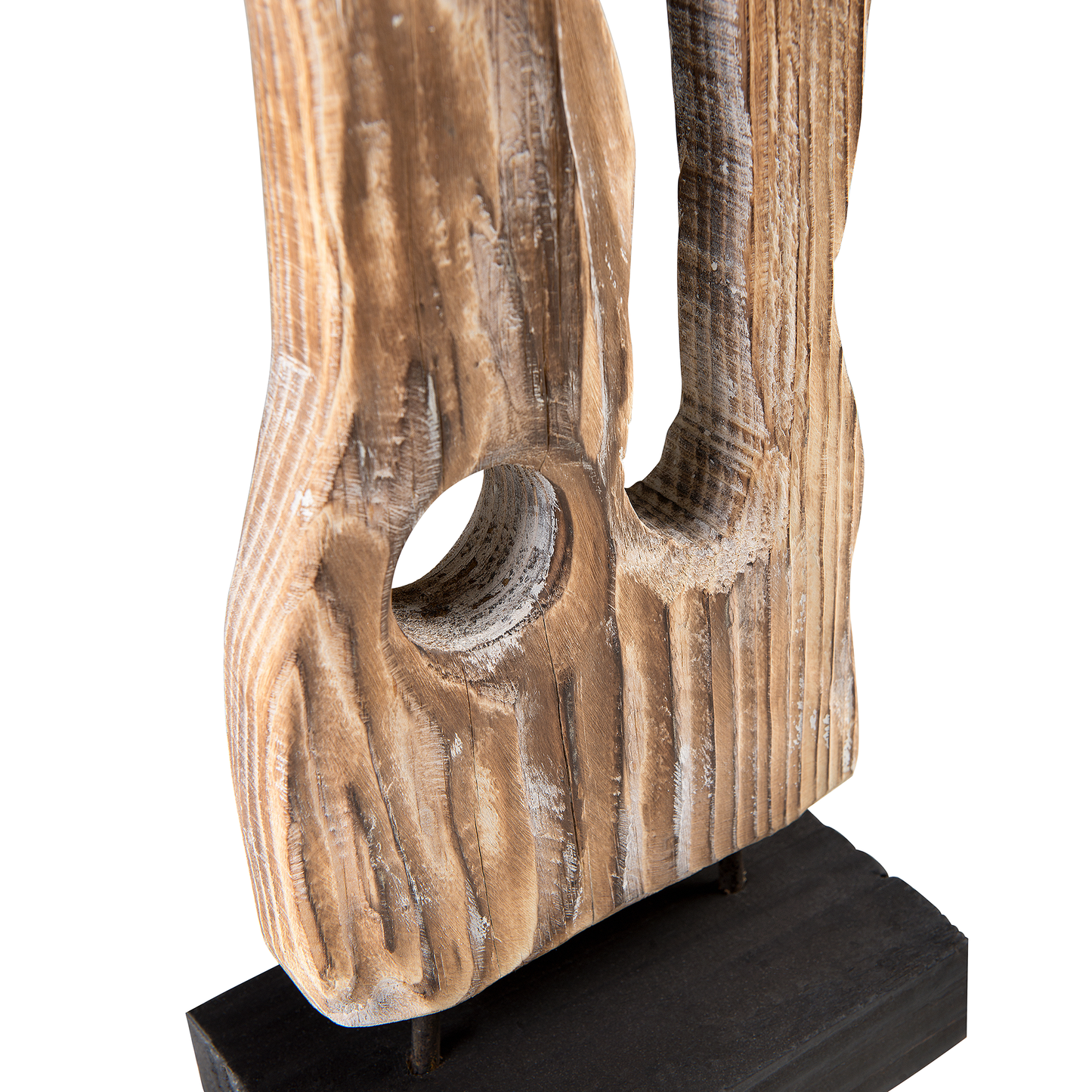 Dekoration Holz hellbraun 102 cm CHICANNA