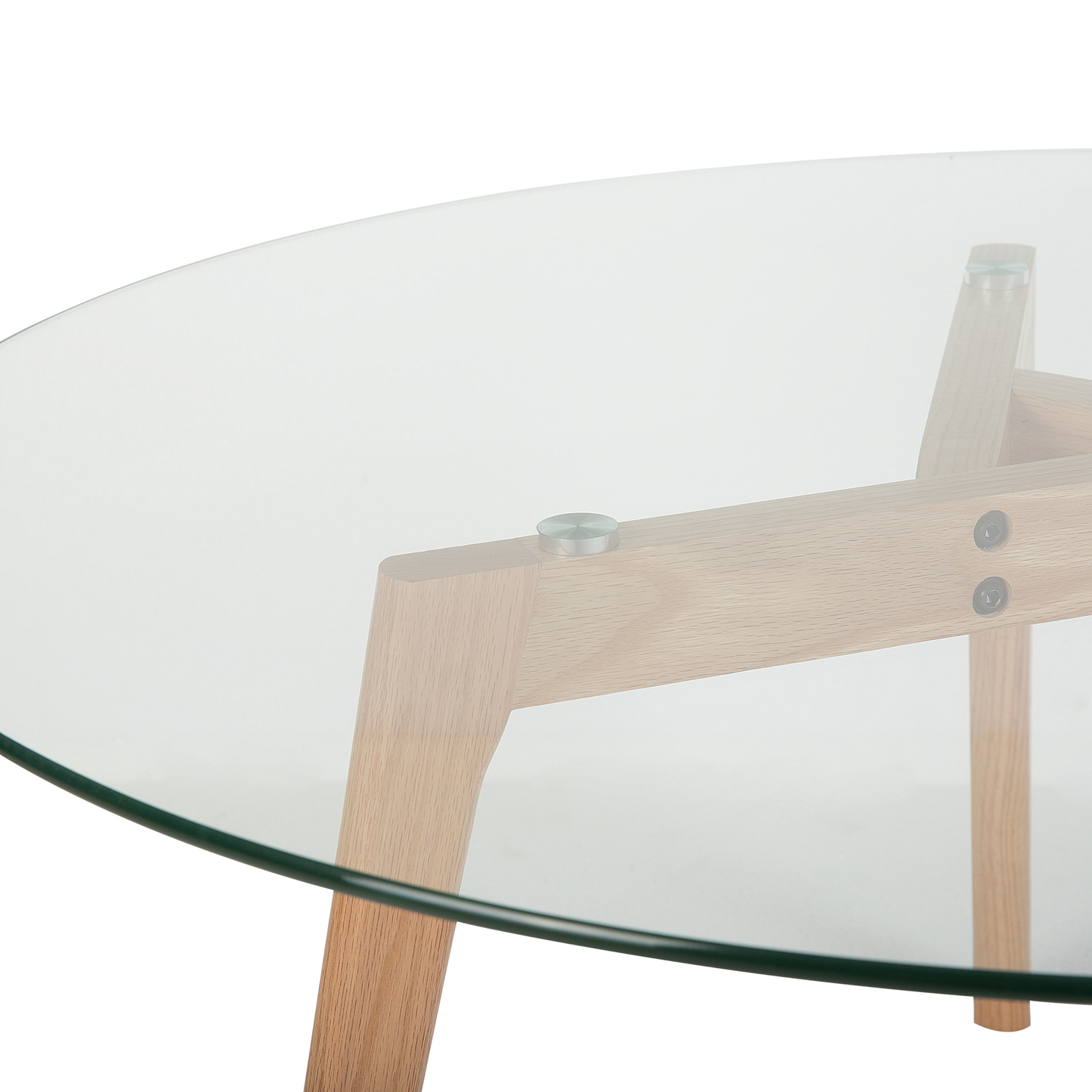 Couchtisch Glas ⌀ 90 cm MINNESOTA