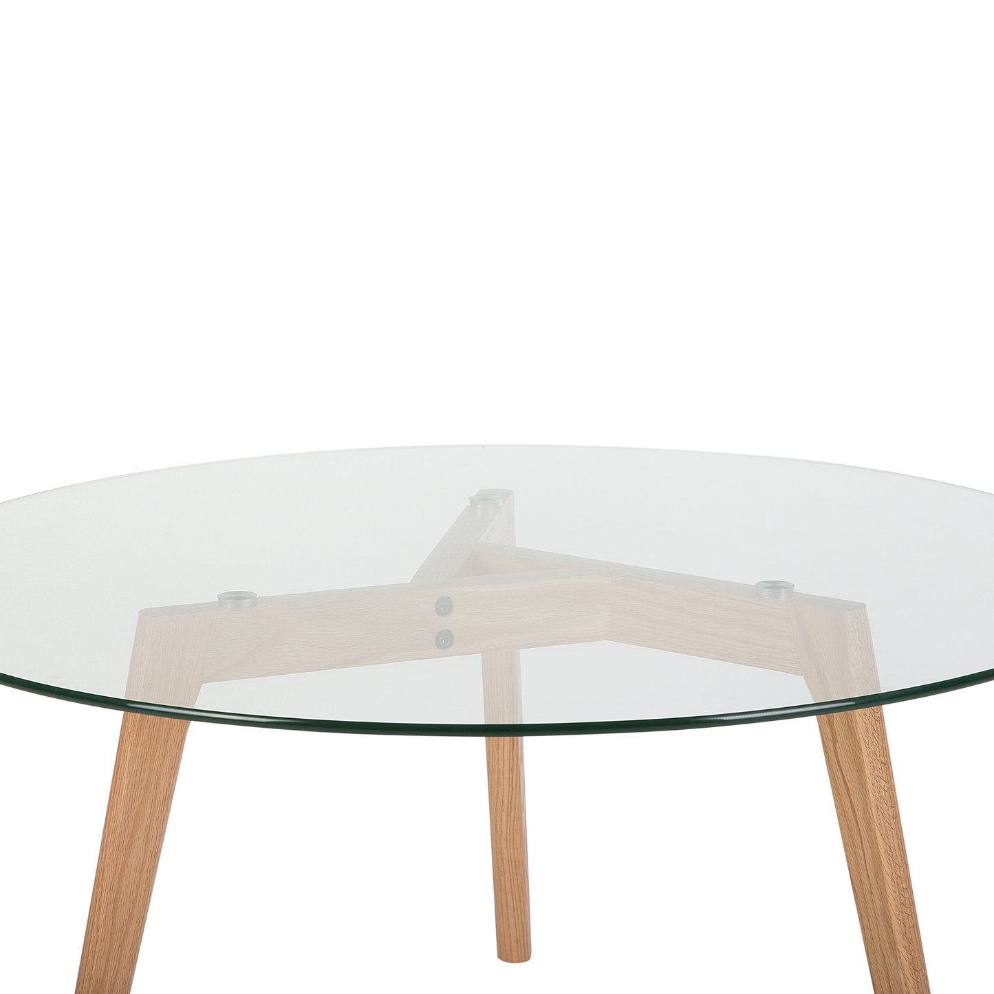 Couchtisch Glas ⌀ 90 cm MINNESOTA