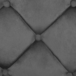 Drehsessel VAKSALA Samtstoff Dunkelgrau