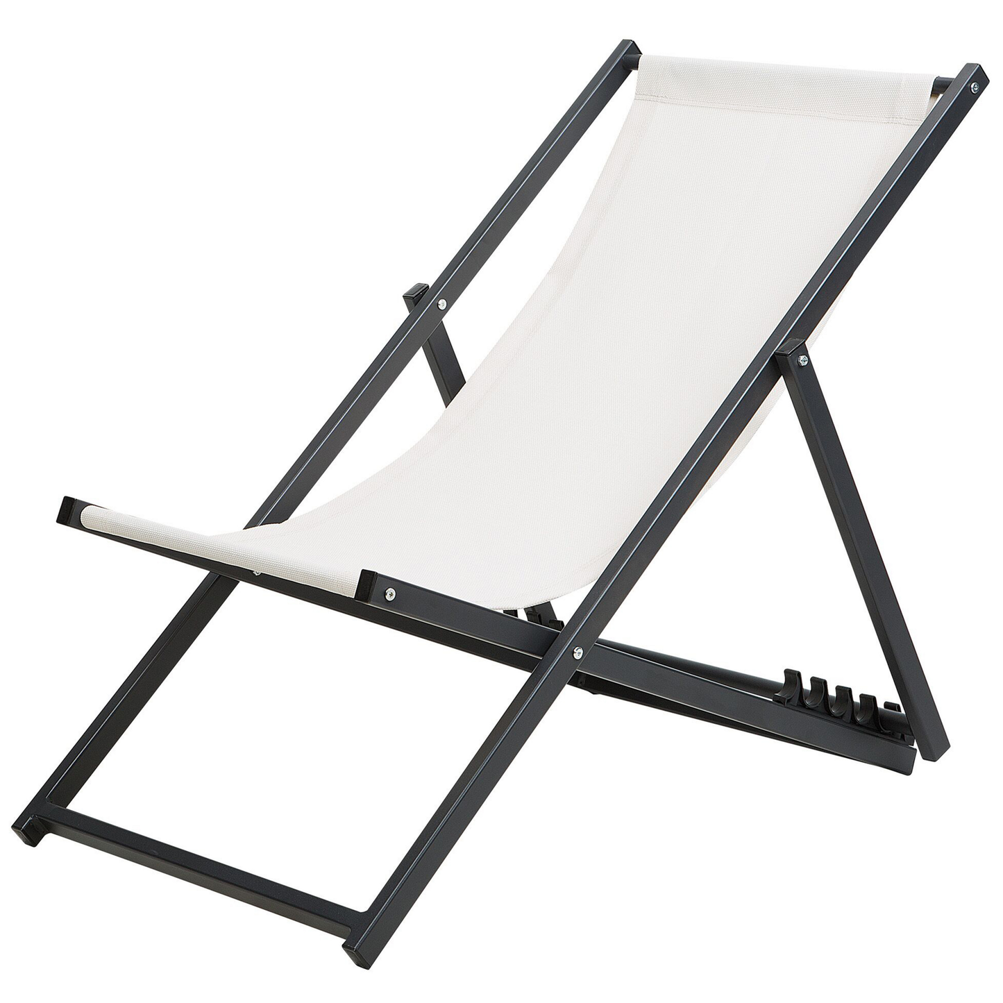 Gartenliege Metall Cremeweiss LOCRI