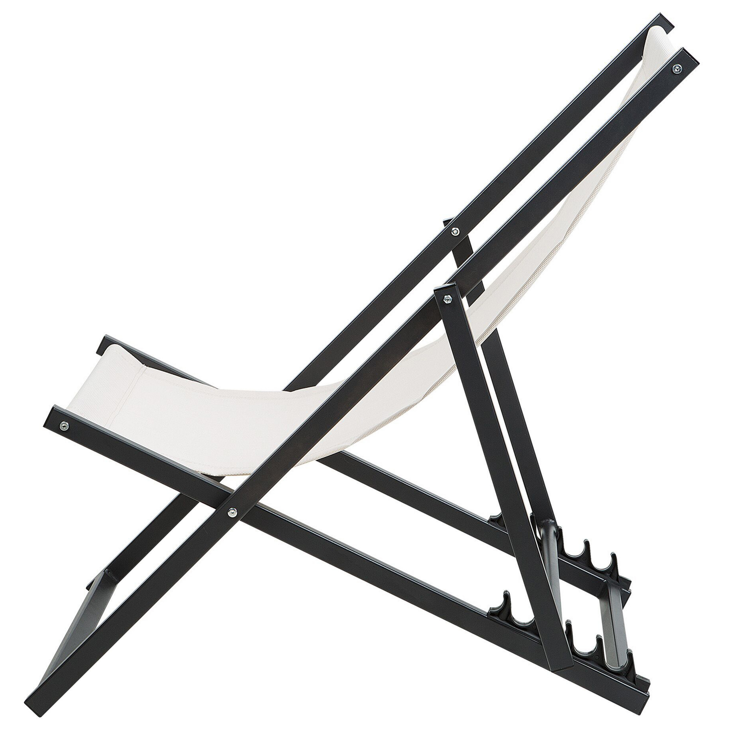 Gartenliege Metall Cremeweiss LOCRI