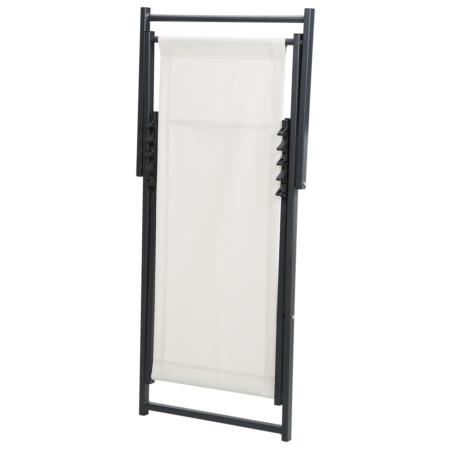 Gartenliege Metall Cremeweiss LOCRI