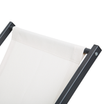 Gartenliege Metall Cremeweiss LOCRI