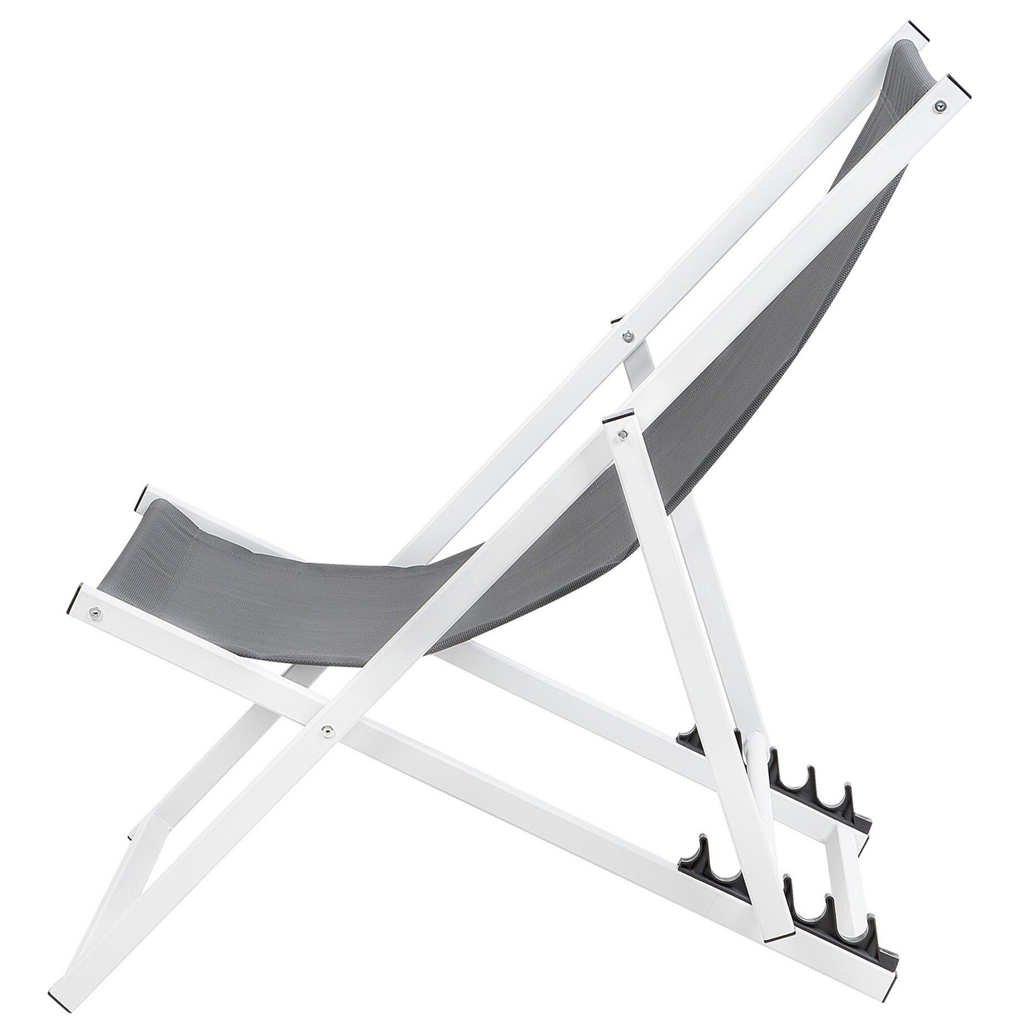 Gartenliege Metall Grau LOCRI