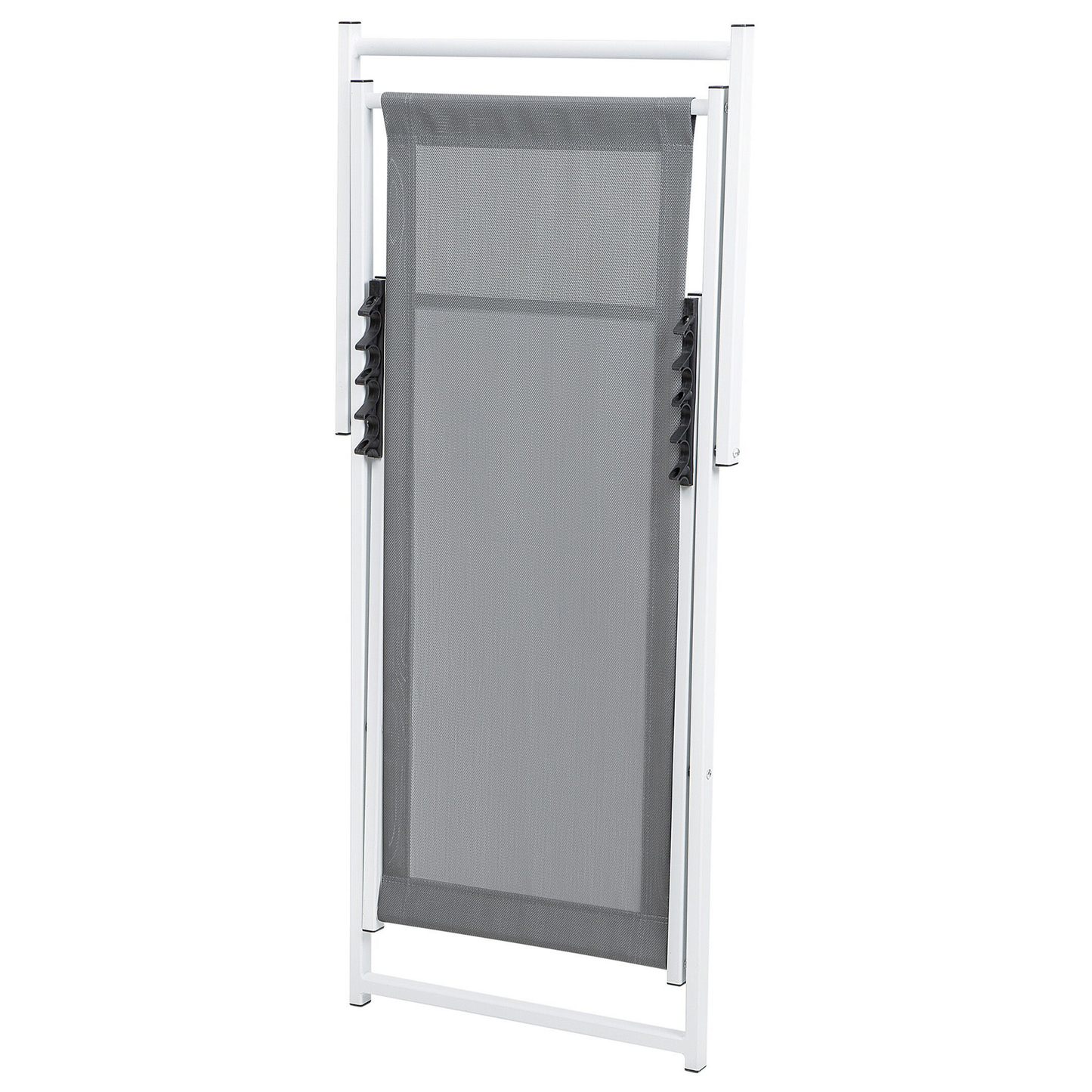 Gartenliege Metall Grau LOCRI