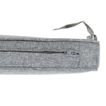 Gartenstuhlkissen 8er Set SASSARI 46 x 46 cm Grau
