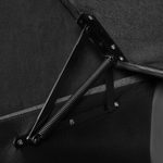 Ecksofa mit Schlaffunktion Lederoptik schwarz linksseitig OGNA