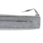 Gartenmöbel Set 8-Sitzer SASSARI inkl. Kissen Akazienholz Grau