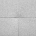 2-Sitzer Schlafsofa Stoff hellgrau HOVIN