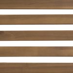 Gartenliege mit Kissen Holz Rot BRESCIA