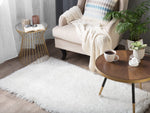 Teppich weiss 80 x 150 cm Shaggy CIDE