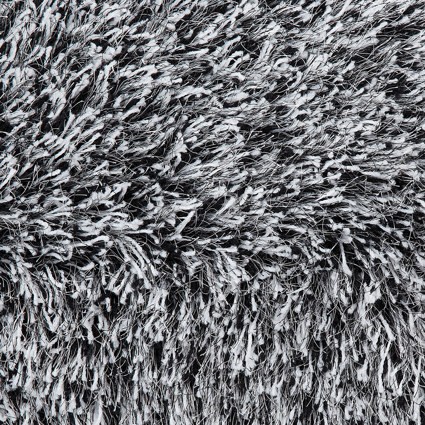 Teppich schwarz-weiss 140 x 200 cm Shaggy CIDE