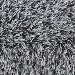 Teppich schwarz-weiss 140 x 200 cm Shaggy CIDE
