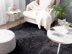 Teppich schwarz 140 x 200 cm Shaggy CIDE