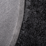 Teppich schwarz ⌀ 140 cm Shaggy CIDE