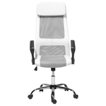 Bürostuhl drehbar PIONEER Kunstleder Weiss