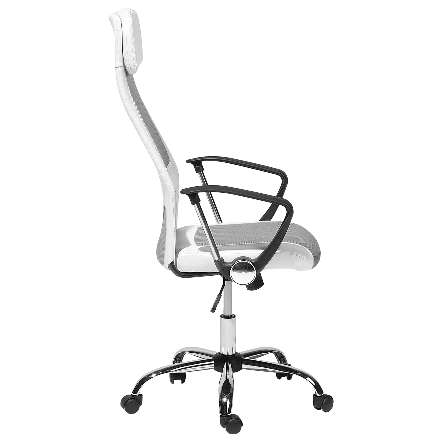 Bürostuhl drehbar PIONEER Kunstleder Weiss