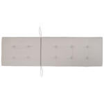 Auflage für Gartenliege CESANA taupe 192 x 56 x 5 cm