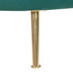 Sessel LANGA Samtstoff Dunkelgrün