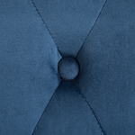 Sessel HARSTAD Samtstoff Dunkelblau