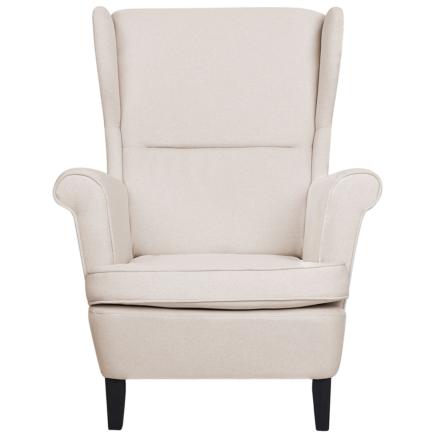 Ohrensessel ABSON Stoff Hellbeige