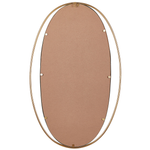 Wandspiegel BESSON 55 cm 90 cm Metall Gold