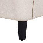 Ohrensessel ABSON Stoff Hellbeige