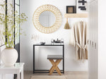 Wandspiegel BOURDON 80 cm 80 cm Metall Gold