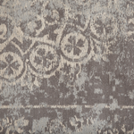 Teppich Baumwolle taupe 160 x 230 cm orientalisches Muster Kurzflor BEYKOZ